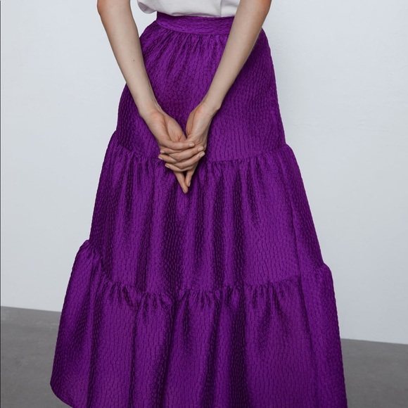 Zara voluminous midi skirt - Picture 12 of 14